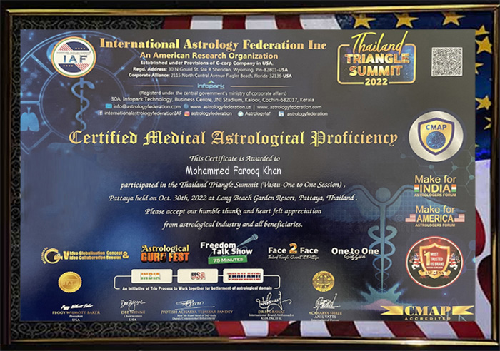 International Mohammed Farooq Khan